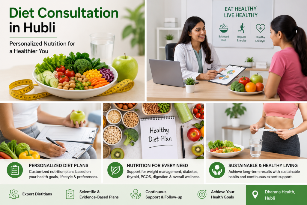 Diet Consultation in Hubli at Dharana Health